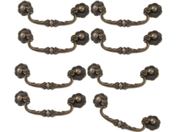 Puxadores De Bronze Para Móveis Com Design Tradicional, Confortáveis E Resistentes, Adequados Para Gavetas De 86mm, Com