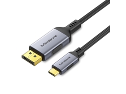 Cabo Bidirecional Usb c para Displayport 8k 60hz 4k 240hz, iPhone 17/16, Mac 6ft HEXINYIGJLY
