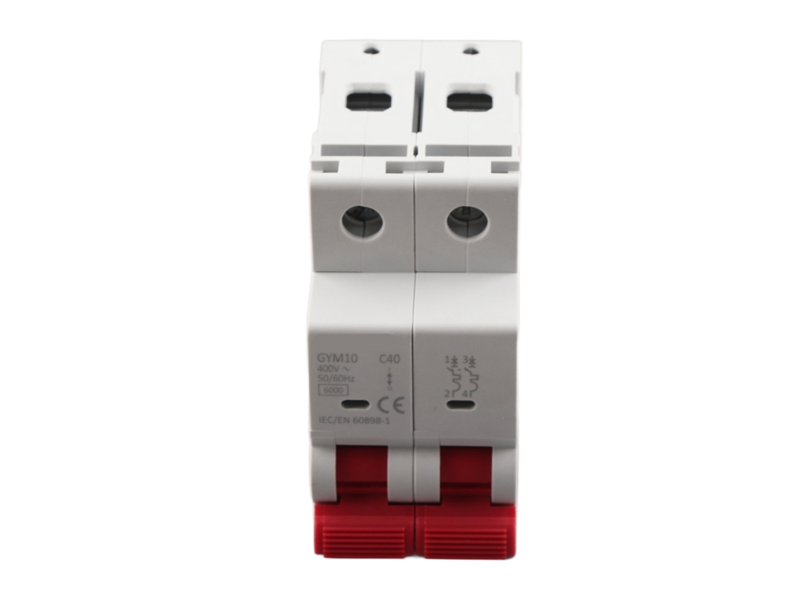 Disyuntor Miniatura 2p 6ka Proteção Contra Sobrecarga Interruptor Aire 400v 40a