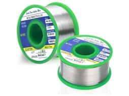 Alambre de Soldadura Sem Chumbo 0,8mm Sn99,3% com Núcleo de Colofônia, 100g, para Eletrônica e Reparos Elétricos com S/MARCA