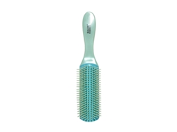 Pente Danman com 9 Fileiras de Dentes para Alisar, Alisar, Cachear e Pentear Cabelos Molhados. MDUG (verde)