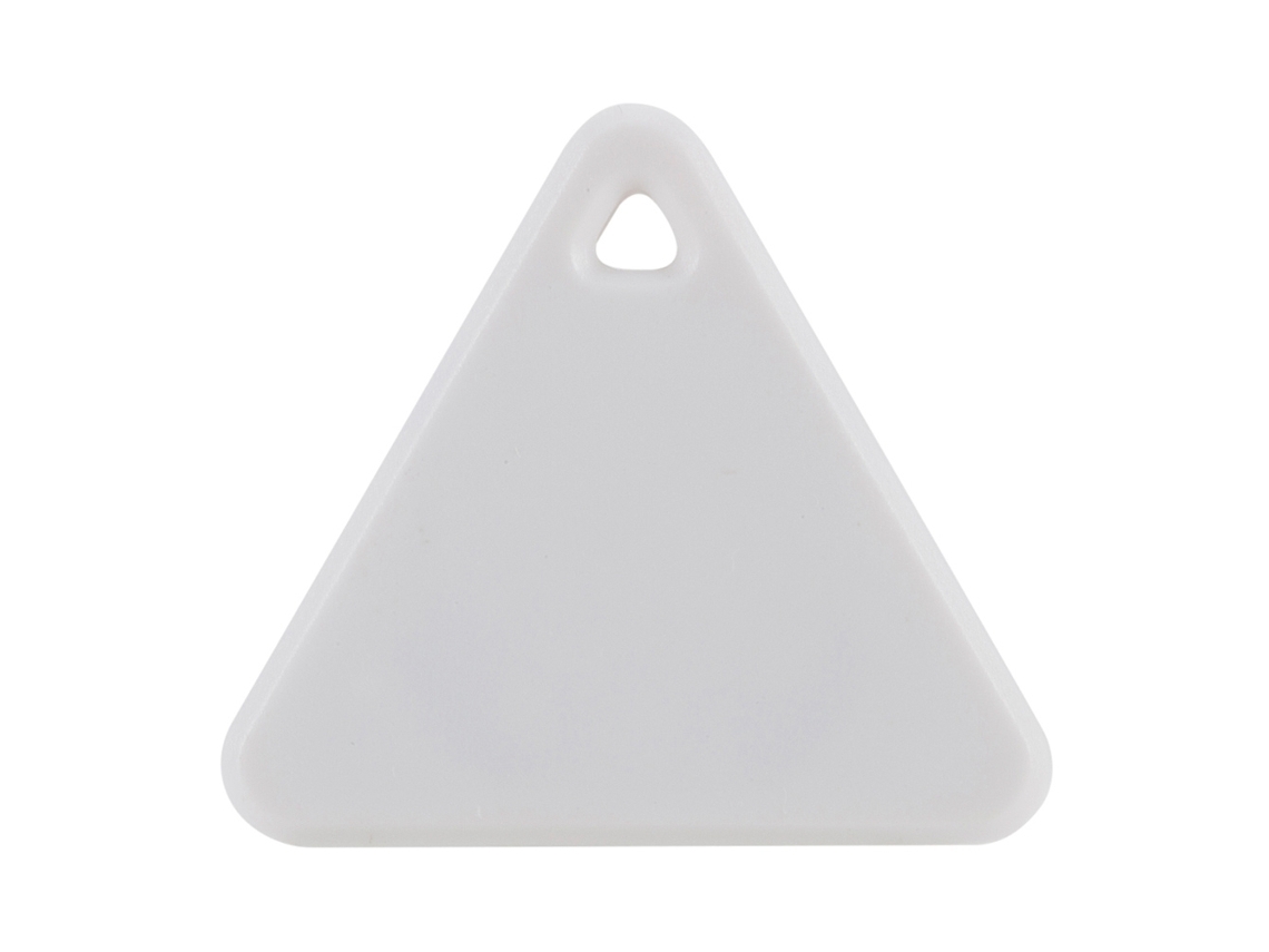 Dispositivo Anti-perda Bluetooth Triangular Branco (anti-perda, Enviado Sem Bateria)