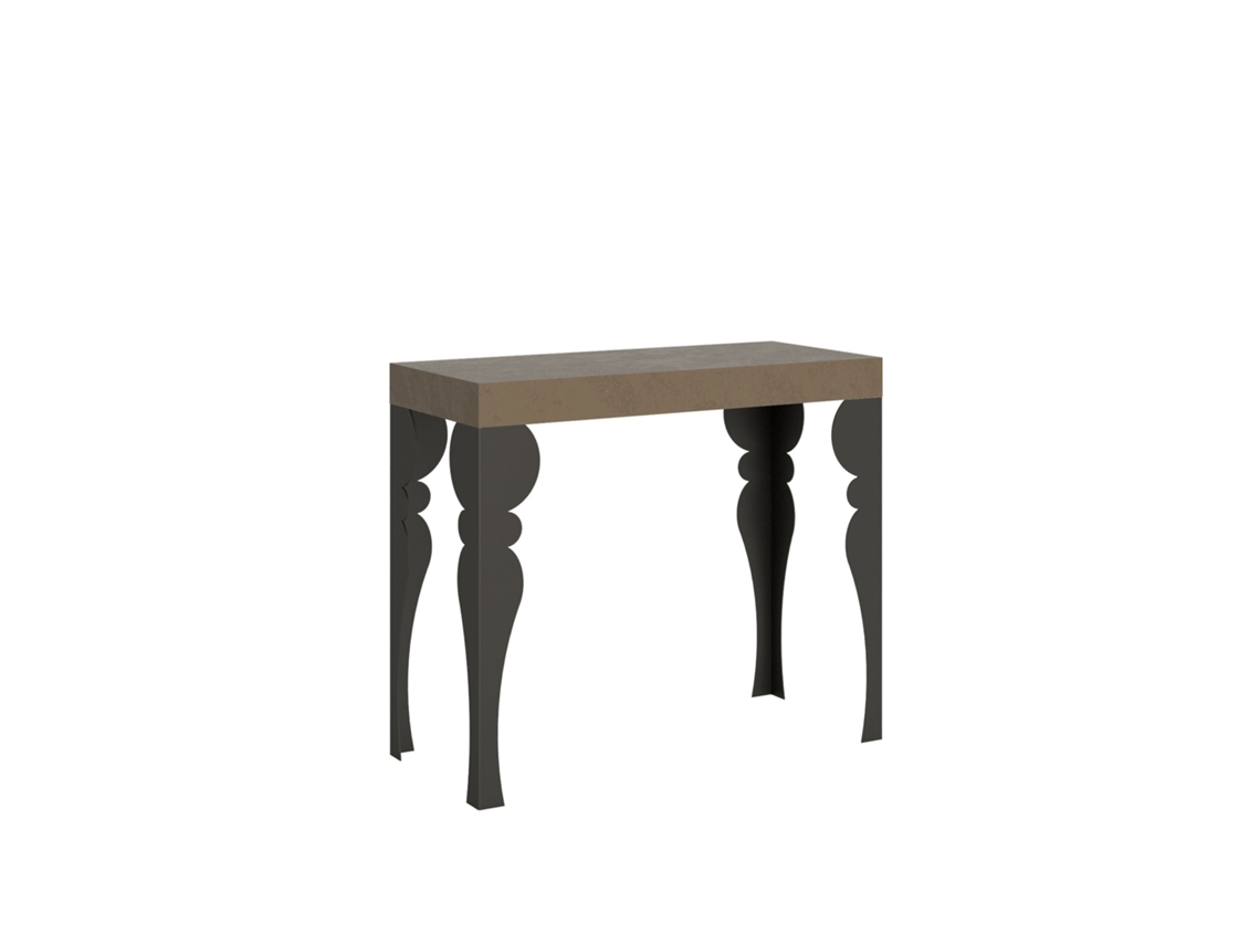 Mesa De Console Extensível Paxon Cinza Pomba 90x40/300 Cm Itamoby