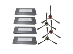 Peças de reposição kit filtro e escova para ecovacs deebot 900 901 acessórios aspirador robótico