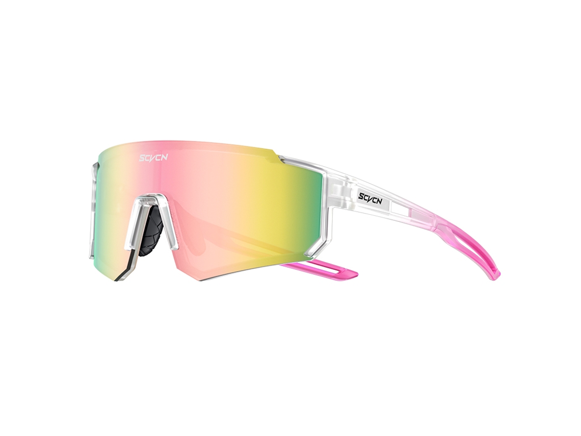 Óculos De Ciclismo Unissex (tamanho Padrão 17) Com Proteção Uv400, Multicoloridos E Antirreflexo.