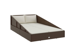Daybed, Daybeds Vidaxl Marrom Rattan / Vime (n/a)
