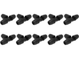 Conjunto De 10 Conectores Mangueira Em Abs Com Espigão, T 8 E 11