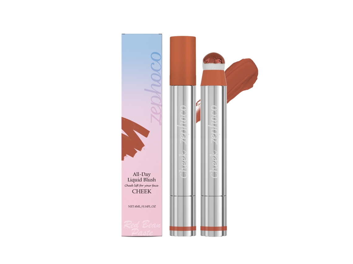 Destaque Blush Gloss Labial Dourado Feijão LAXISCREED