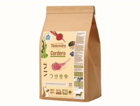 Ração Seca Cão NATUREXTRA Cordeiro 5Kg