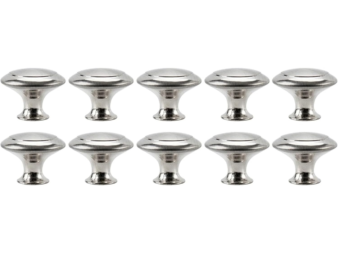 Conjunto De 10 Puxadores Porta Em Aço Inoxidável Para Gavetas E Armários 1 20 25 Peças Acessórios Móveis