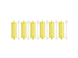 6 Pcs Rodas De Cabelo Com Elástico Para Ondas E Cacheados Ferramenta De Hairdressing Tamanhos 1-6