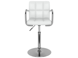 Cadeiras de Jantar Giratórias 4 peças Couro Artificial Branco MAISON EXCLUSIVE