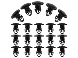 Conjunto De 100 Peças De Clipes E Rebites Para Fixação De Para-choques Automotivos