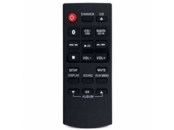 Comando À Distância De Substituição Compatível Com Sistema De Áudio Panasonic N2qayb001098