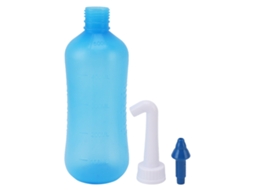 Botella Enxague Nasal Manual Adultos Crianças 500ml