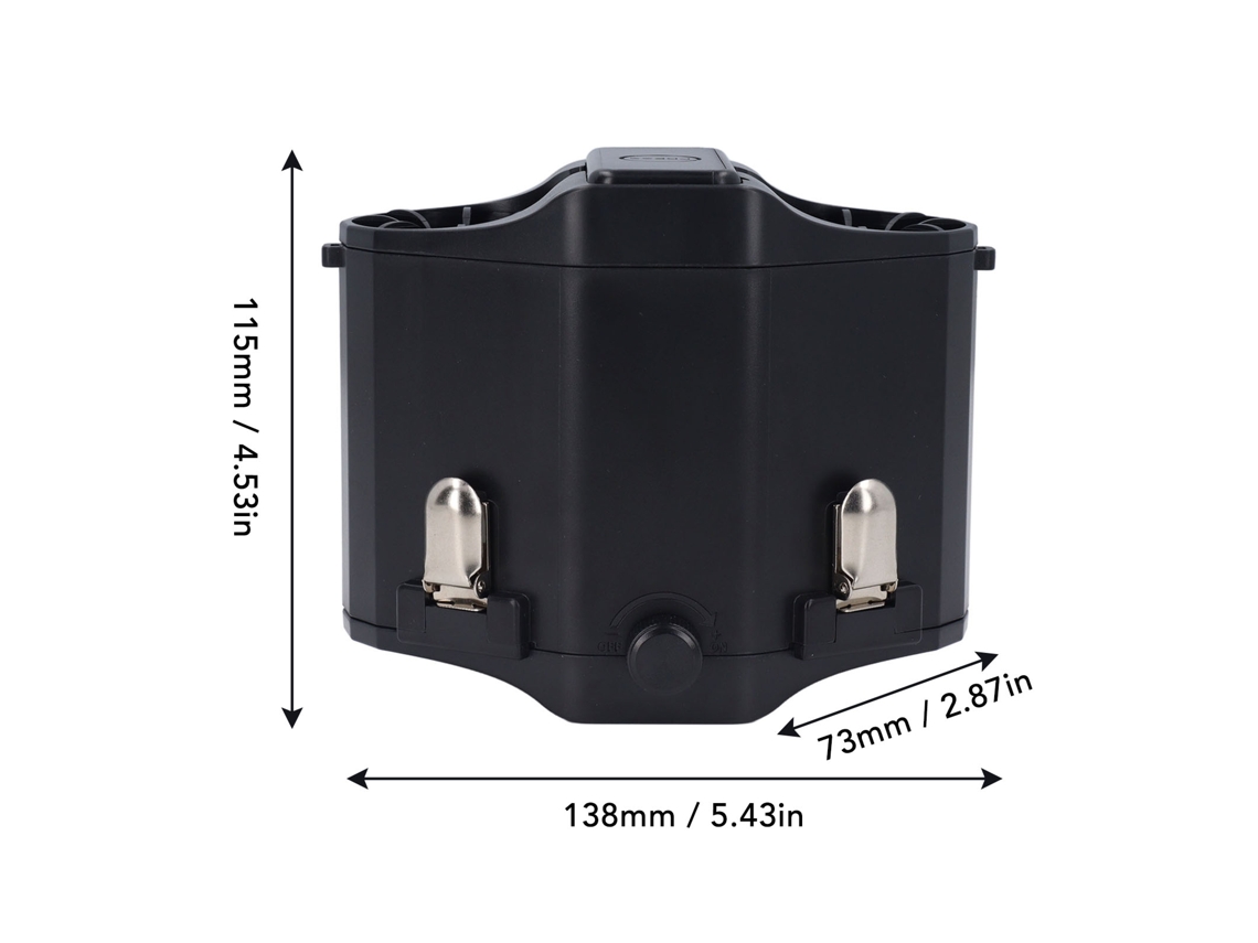 Ventilador De Cintura Portátil Laxiscreed Recarregável E De Encaixe Para Conforto Em Movimento