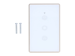 Interruptor Inteligente Wifi Para Cortina E Dimmer Com Controle Remoto Tuya Aço Inox