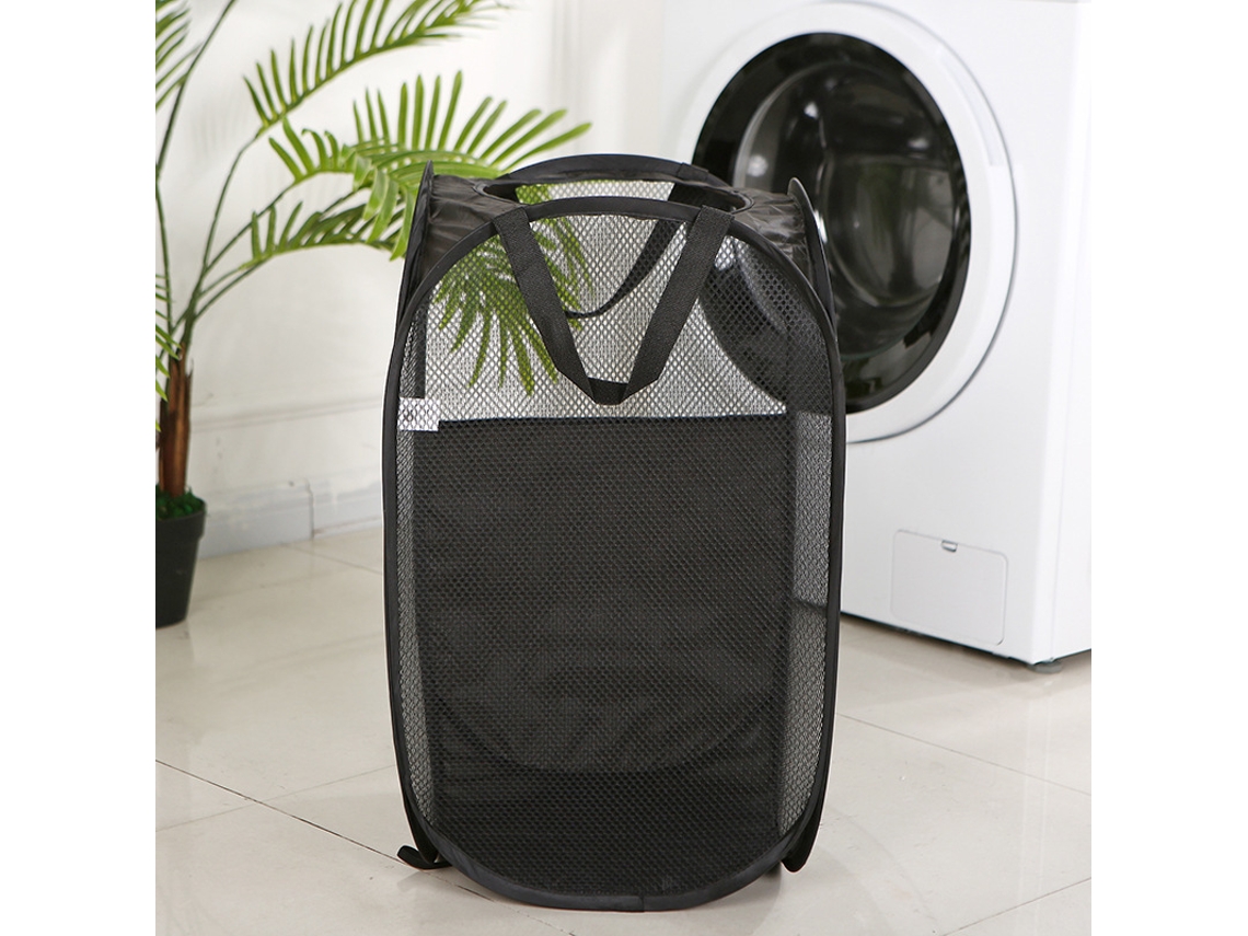 Cesto De Roupa Dobrável E Retrátil, Para Organizar E Guardar Roupa Suja De Forma Prática, Concebido Para A Função Indicada No Título