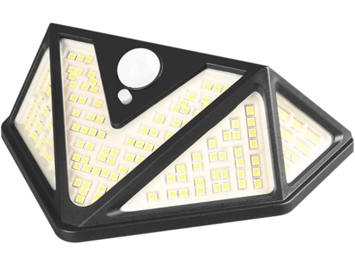 Luminária De Parede Solar Com Sensor, Luz Brilhante Para Exteriores, Jardim, Pátio Ou Fachada. Ilumi Gokoco