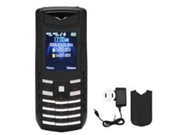 Aetheria celular Desbloqueado V5 Pro 2g com Botões Grandes Alto Volume para Idosos Bateria 1600mah Preto