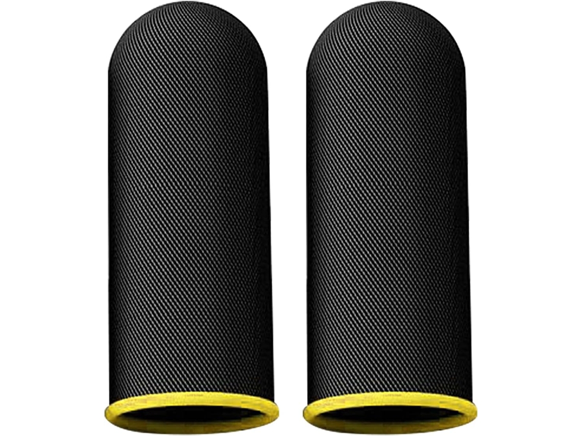 Conjunto De 2 Protetores Dedo Em Fibra Carbono Resistentes Ao Suor Para Jogos Celular