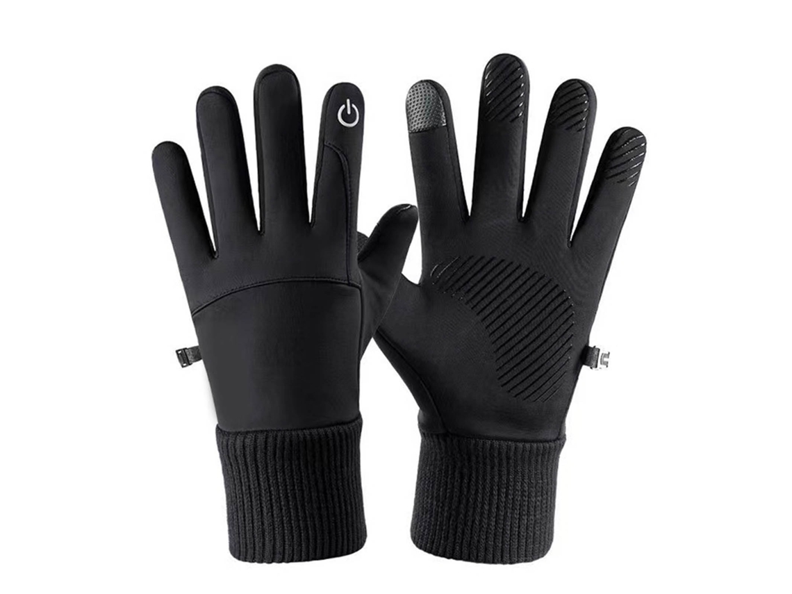 Luvas de ciclismo quentes, impermeáveis, à prova de vento e resistentes ao frio, com tecido tático, para motociclismo e esportes ao ar livre.