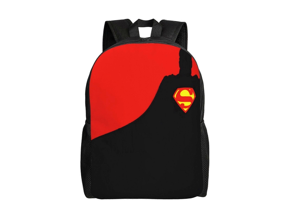 Mochila Superman I142 Para Escola E Trabalho, Leve E À Prova Dágua, Mochila Estilosa Para Estudantes E Adultos N142 Olysi Shop