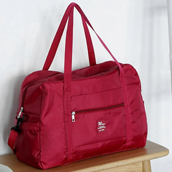 Pl Mala de Viagem Dobrável, Tipo Sacola, para Cabine, Esportiva, Ideal Fins Semana e Pernoites, Mulheres Meninas. AQUAFORGE