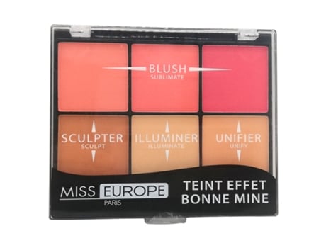 Miss Europe Paletta Teint Effet Bonne Mine 23,4g Miss Europe Paris