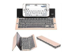 Teclado Sem Fio 3.0 Portátil De Liga De Alumínio Dobrável Teclado Bluetooth Para Tablet Pc Laptop Everley891 (custo De Compra)