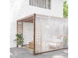 Maison Exclusive - Encerado Transparente Com Ilhós 8x8 M Polietileno