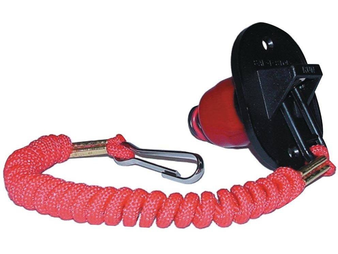 Interruptor T-H MARINE Saf-T-Stop Switch Vermelho