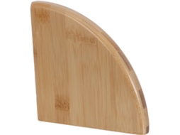 Prateleira De Canto Rústica Bambu, Prateleira Flutuante Triangular Em Formato De Leque Para Cozinha Ou Espaço