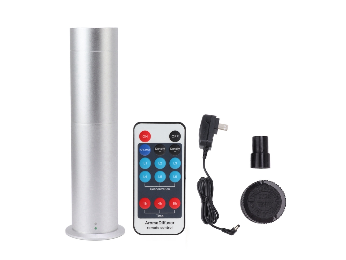 Máquina De Aromaterapia Inteligente 120ml Com Controle Remoto Cilíndrica