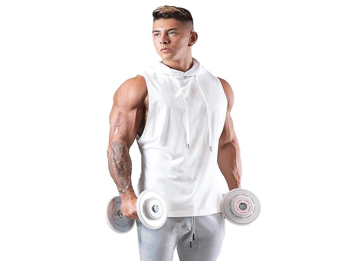 2026 camisetas Sem Mangas com Capuz para Homem, Esportes e Treinamento em Academia, Confortáveis e Transpiráveis