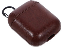 Conjunto de 3 Peças de Estojo Elegante para Fones de Ouvido Sem Fio em Couro Pu. SFUSHOS