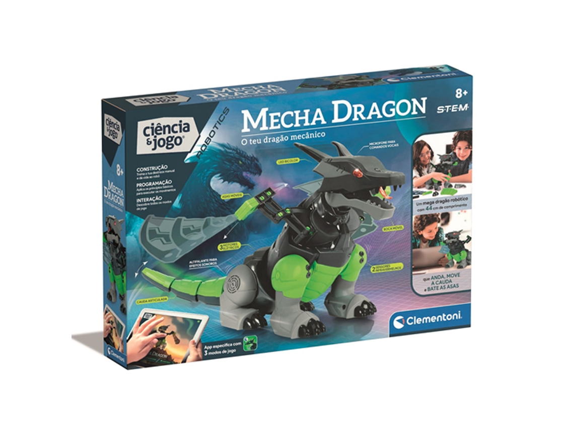 Mecha Dragon O Robot Mecânico CLEMENTONI (Idade Mínima: 8 anos)