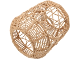 Abajur Pendente Com Efeito De Rattan Sintético Trançado Para Luminária De Teto Vintage