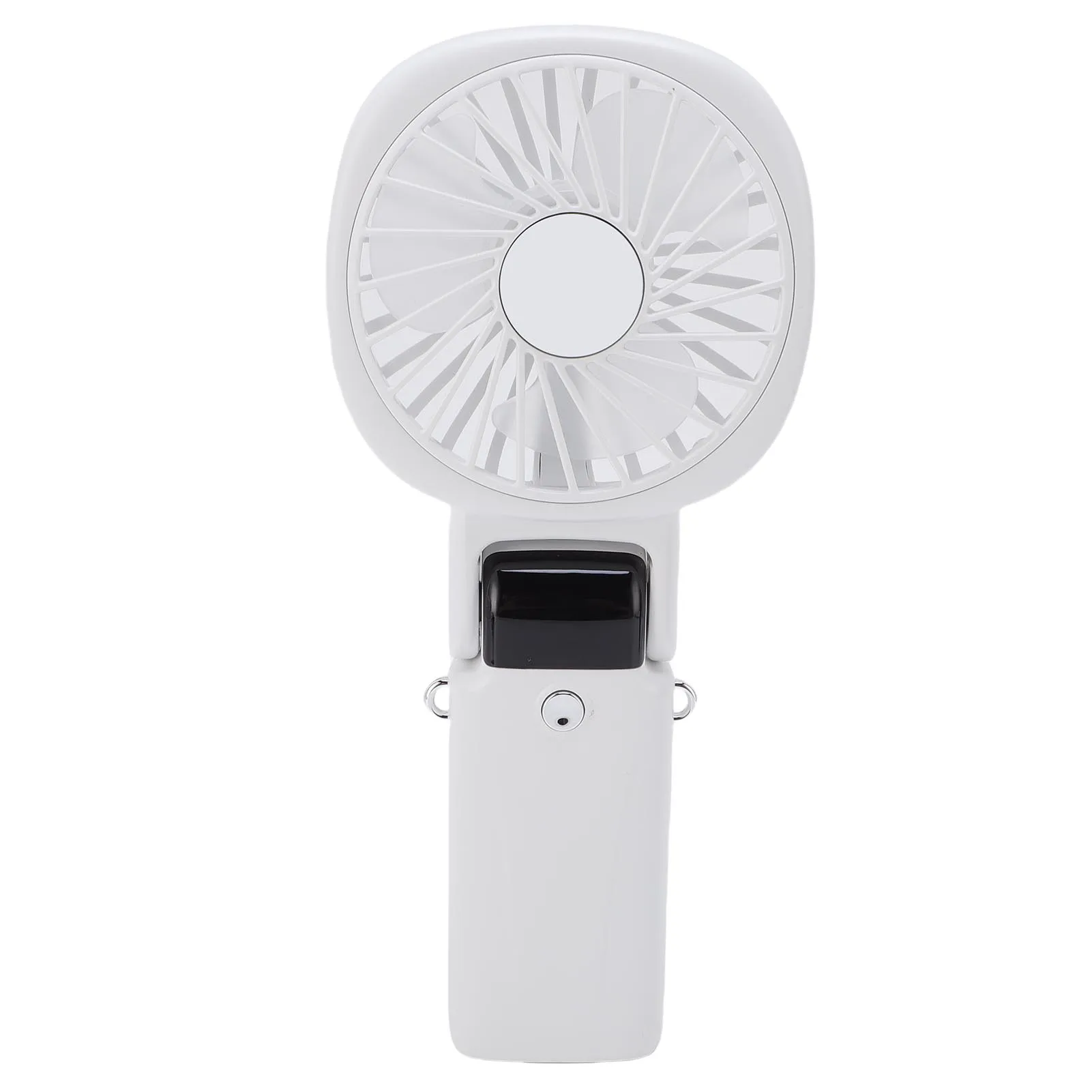 Ventilador Portátil de Mão, Carregador Portátil, Ventilador de Mesa Usb Silencioso com Faixa para Pescoço MDUG (branco)