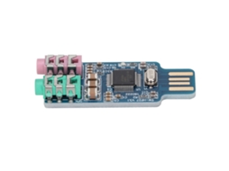 Placa Som Usb Sem Driver Cm108 Adaptador Externo | S/MARCA