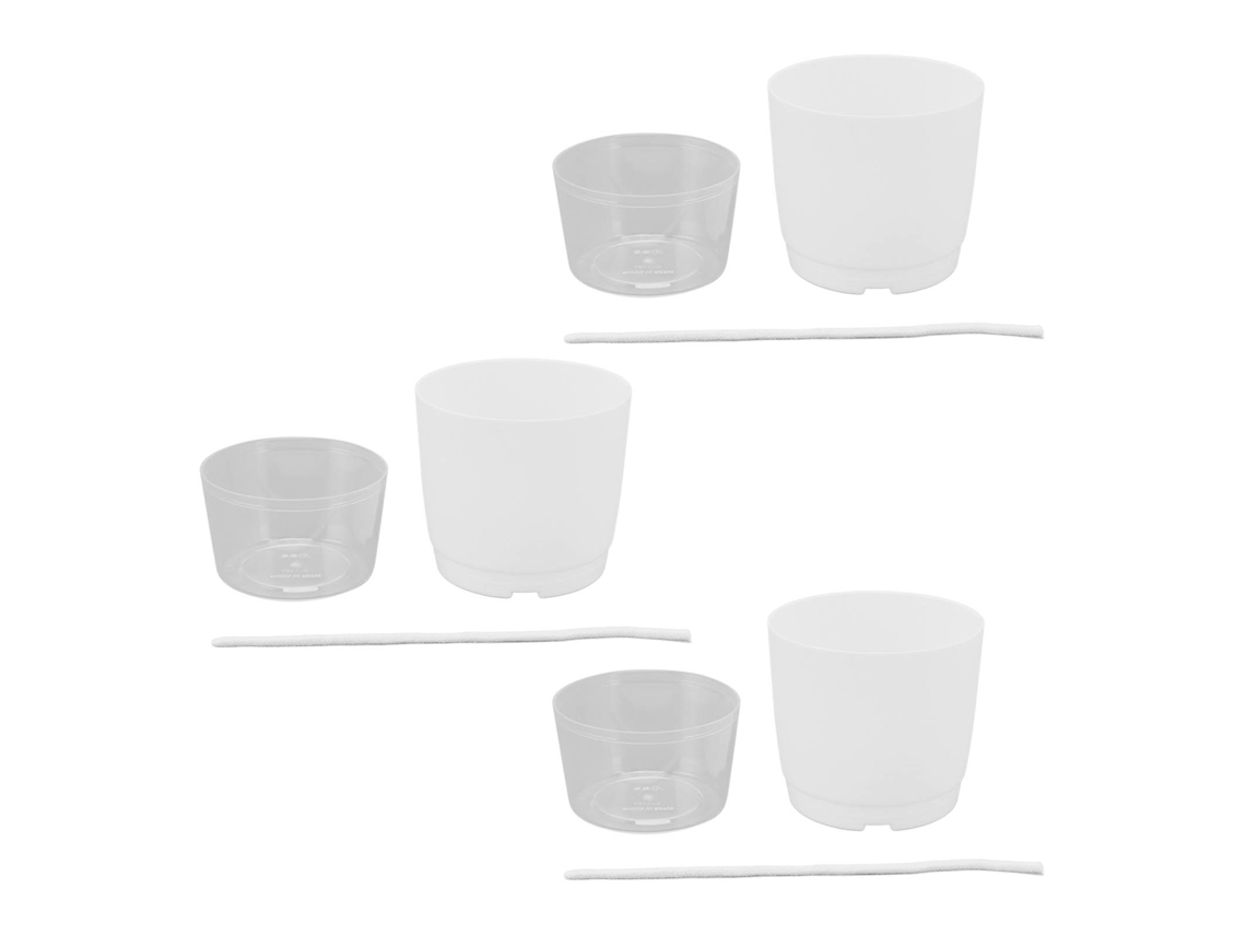 Vasos de Auto rega Primerox com Duas Camadas para Plantas
