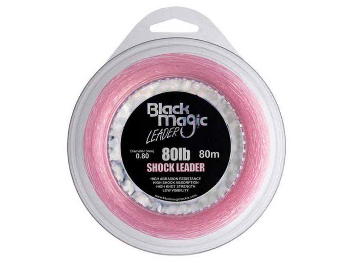 Linha Shock Leader 80 M Preto 0.800 Mmblack Magic