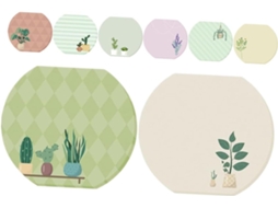 Conjunto De 8 Blocos Notas Adesivas Com Estampa Plantas. Fofos E Autoadesivos Para Escritório, Sala