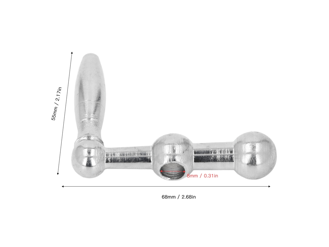 Laxiscreed Manivela Para Torno Portátil Com Design De 3 Esferas Compatível Com Vários Tamanhos