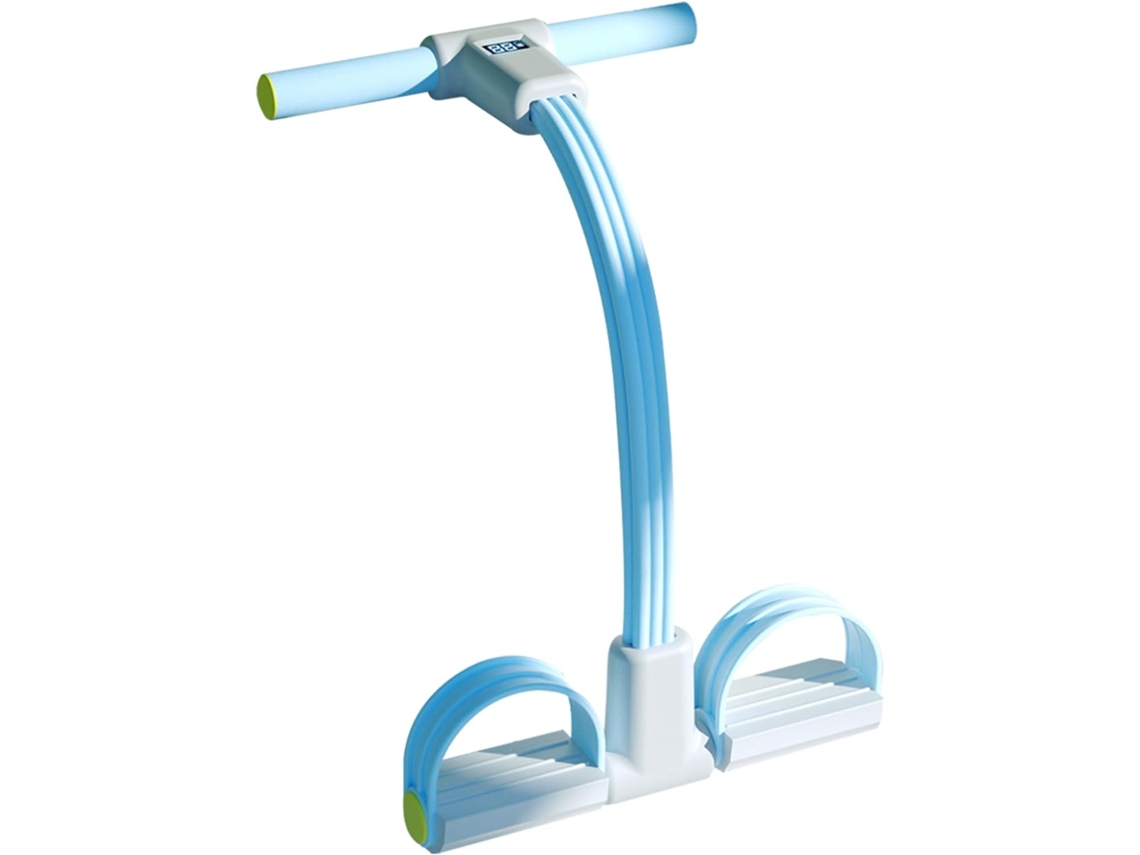 Corda De Resistência Com Pedal, 6 Tubos, Faixa Elástica Para Ioga | Tensão Visor Led, Equipamento