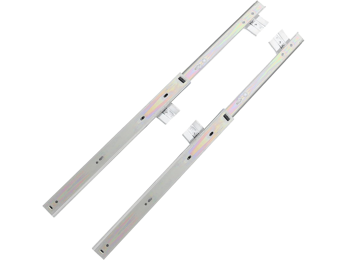 Trilhos De Aço Reforçado Para Teclado, Ideais Para Gavetas De Mesa Fáceis Desmontar E Resistentes Bandeja Teclado