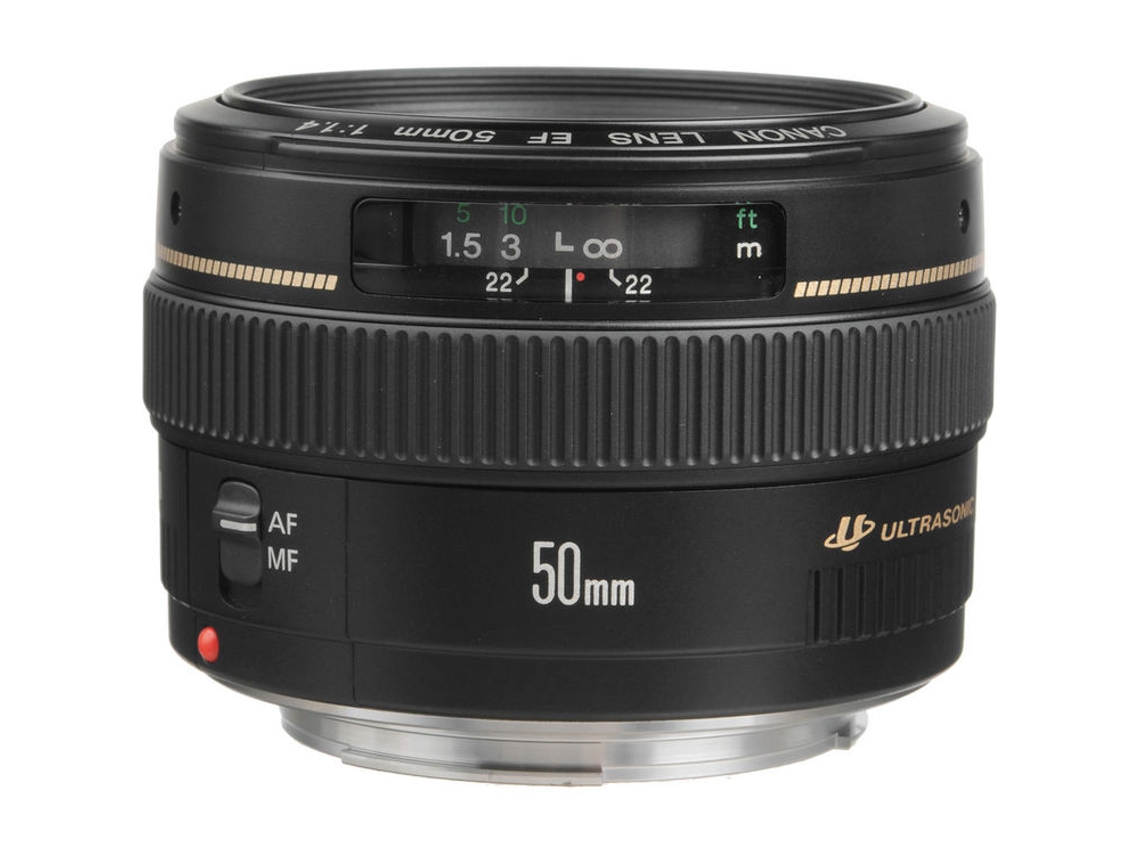Objetiva CANON EF 50mm f/1.4 USM (Preto - Encaixe: Canon EF)