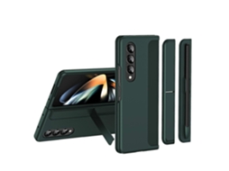 Capa Para Celular Samsung Galaxy Z Fold3 5g 2 Em 1 Com Suporte Destacável Para Caneta.