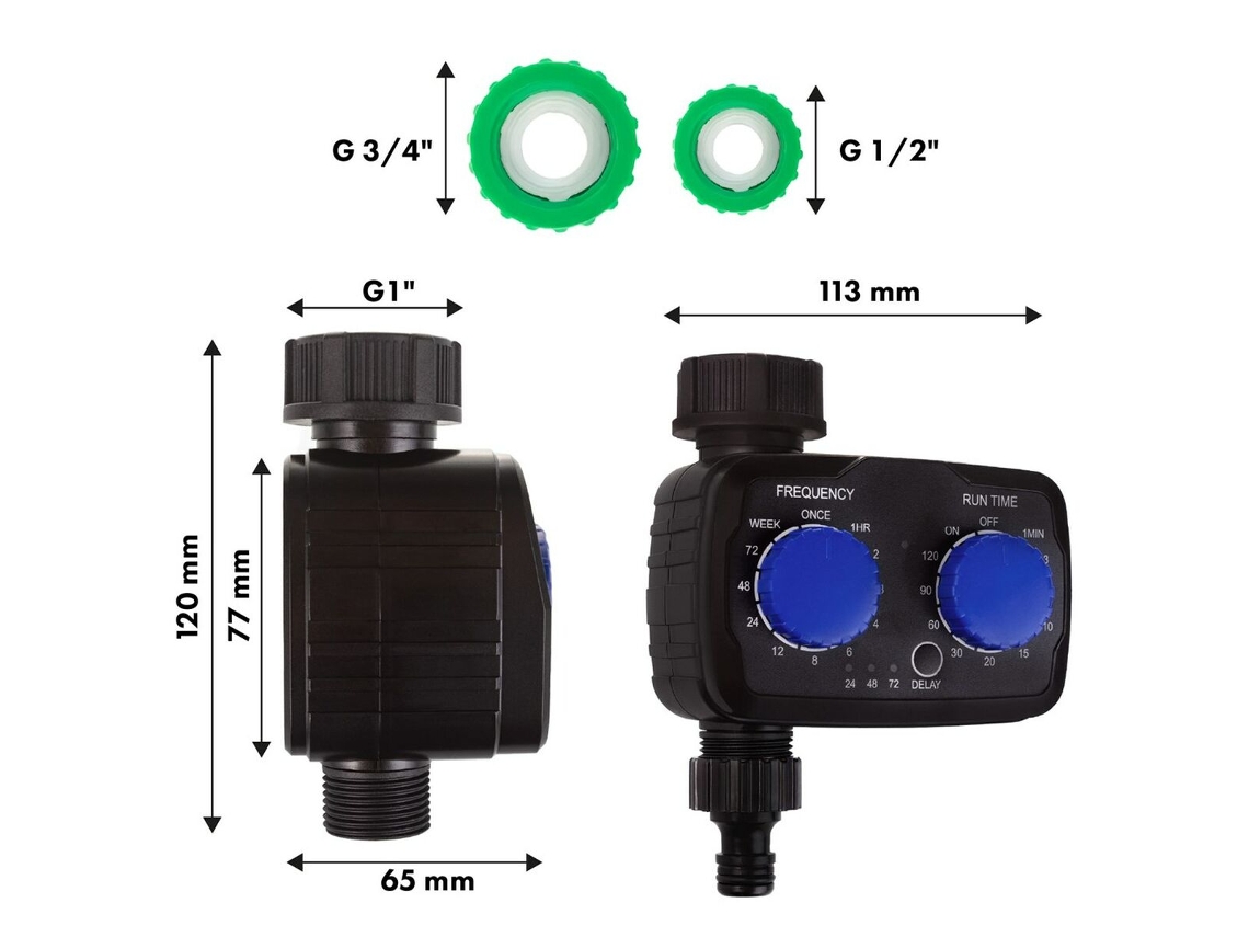 Temporizador para a Mangueira GREENBLUE Gb391