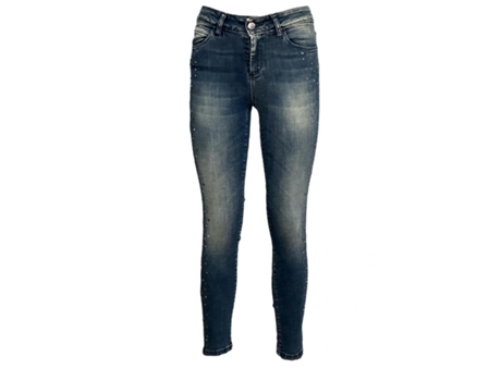Jeans De Mulher Fly Girl Skinny Jeans Azul (29)